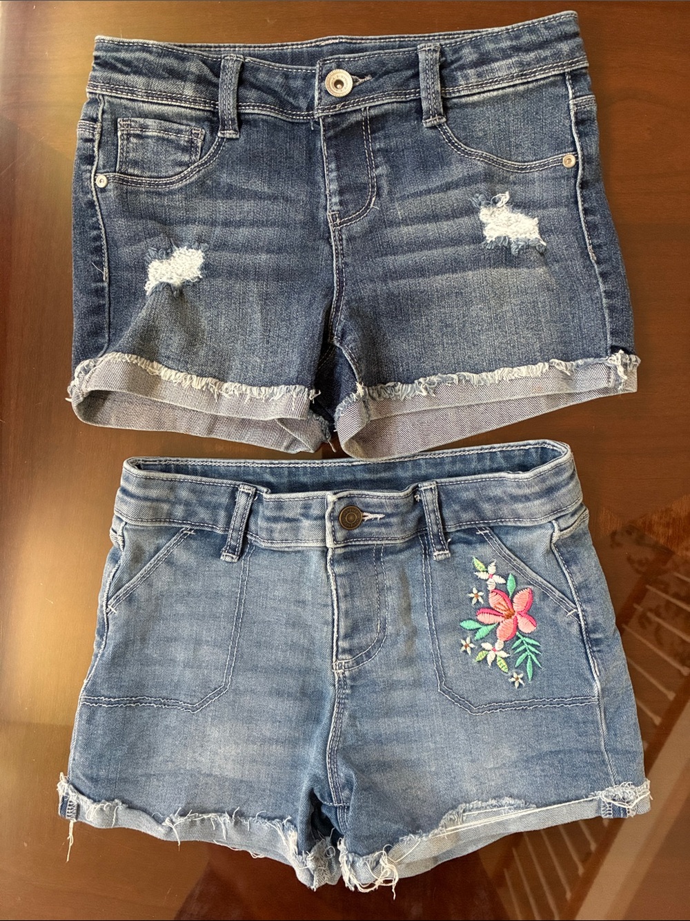 Bundle of Girls Size 7/8 Denim Shorts